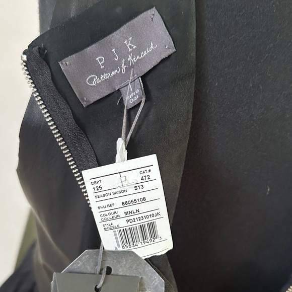 NWT - Patterson J. Kincaid Elegant Black Sleeveless Dress - Size L - Picture 9 of 13